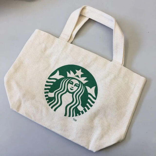 Starbucks Coffee(スターバックスコーヒー)の新品 スターバックス スタバ トートバッグ ハンドバッグ ランチバッグ エコ レディースのバッグ(エコバッグ)の商品写真