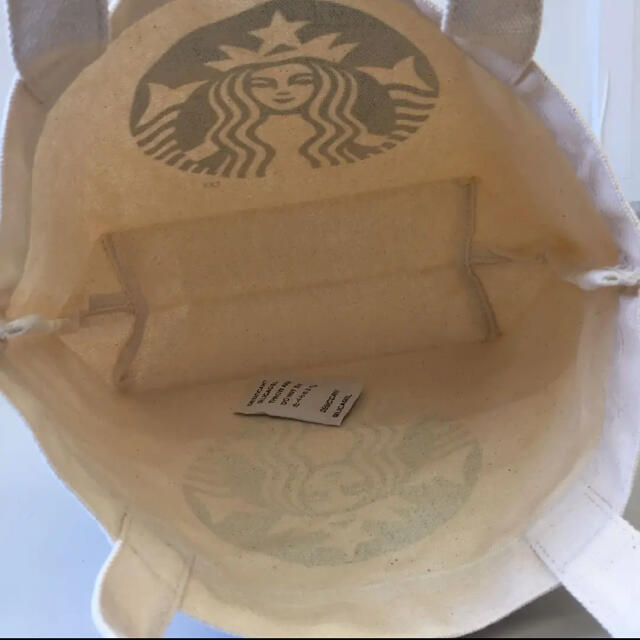 Starbucks Coffee(スターバックスコーヒー)の新品 スターバックス スタバ トートバッグ ハンドバッグ ランチバッグ エコ レディースのバッグ(エコバッグ)の商品写真