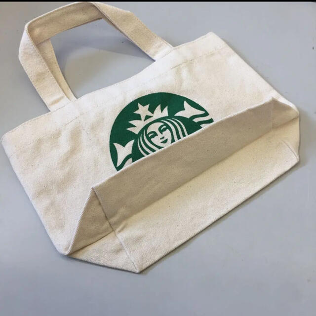 Starbucks Coffee(スターバックスコーヒー)の新品 スターバックス スタバ トートバッグ ハンドバッグ ランチバッグ エコ レディースのバッグ(エコバッグ)の商品写真