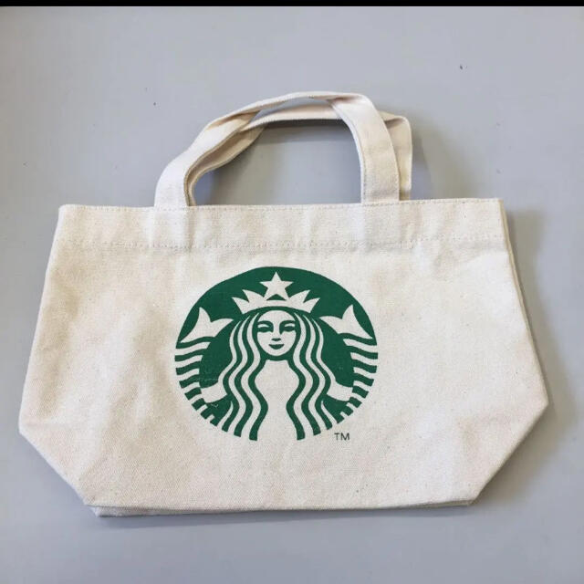 Starbucks Coffee(スターバックスコーヒー)の新品 スターバックス スタバ トートバッグ ハンドバッグ ランチバッグ エコ レディースのバッグ(エコバッグ)の商品写真