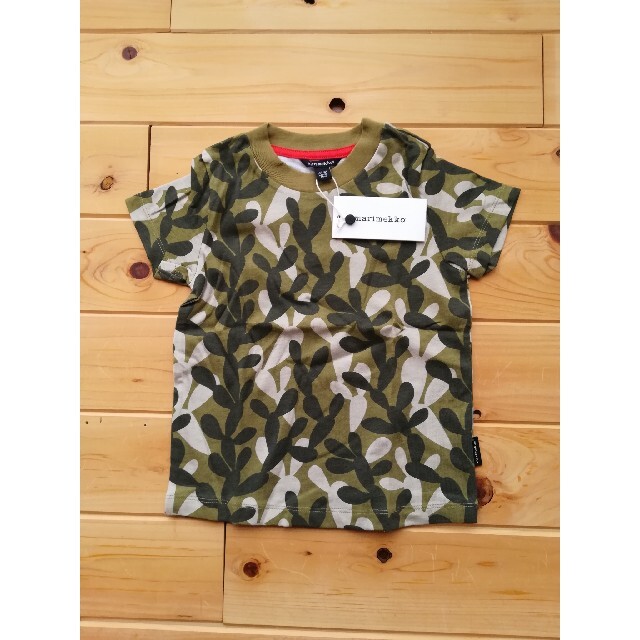 marimekko(マリメッコ)のマリメッコ　marimekko Tシャツ 4歳　男の子　夏　半袖　フェス　迷彩 キッズ/ベビー/マタニティのキッズ服男の子用(90cm~)(Tシャツ/カットソー)の商品写真