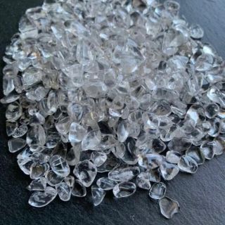 水晶　さざれ石　穴なし　約100g(各種パーツ)