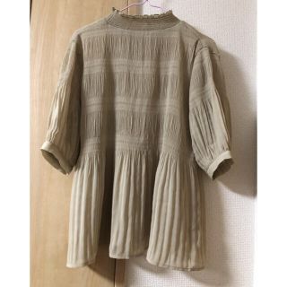 ダブルクローゼット(w closet)のこんびに様専用　wcloset グリーン　トップス(カットソー(半袖/袖なし))