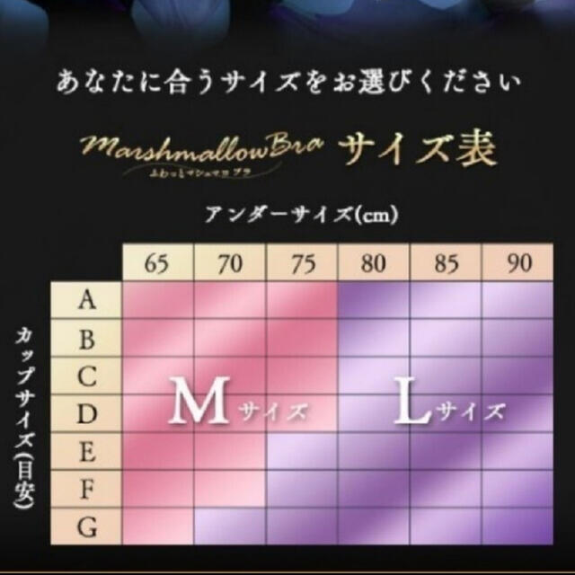 Lサイズ　マシュマロブラ　2枚 レディースの下着/アンダーウェア(ブラ)の商品写真