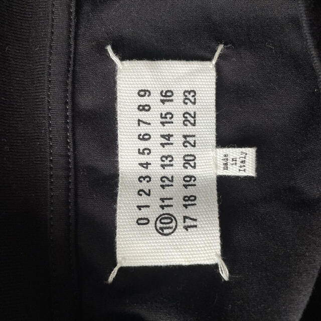 Maison Margiela メゾンマルジェラ Tシャツ ブラック 黒 L Maison Margiela メゾンマルジェラ Tシャツ ブラック 黒 L
