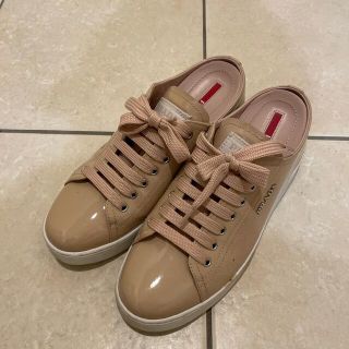 プラダ(PRADA)のPRADA♡ピンクベージュ(スニーカー)