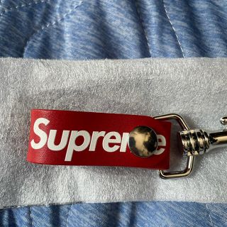 シュプリーム(Supreme)のSupreme Leather Key Loop Red シュプリーム(キーホルダー)