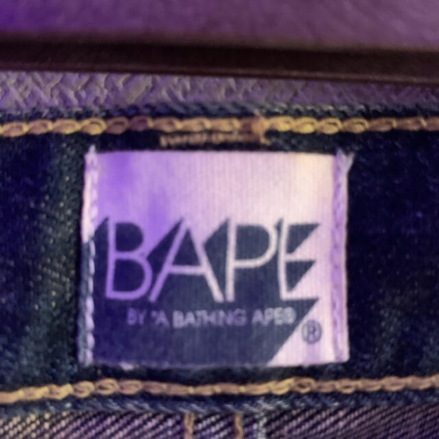 A BATHING APE(アベイシングエイプ)のBAPE デニムパンツ メンズのパンツ(デニム/ジーンズ)の商品写真