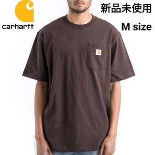 カーハート(carhartt)の新品未使用 カーハート ポケット Tシャツ ダークブラウン K87 DKB M(Tシャツ/カットソー(半袖/袖なし))
