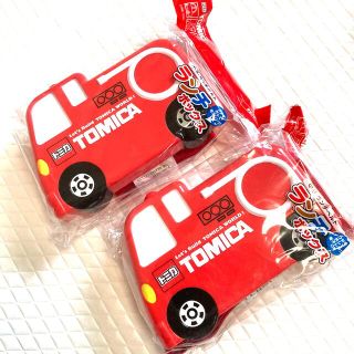 タカラトミー(Takara Tomy)のトミカ　消防車のプラスチック製お弁当箱　2個セット(弁当用品)