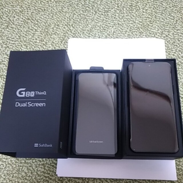 スマートフォン/携帯電話ソフトバンク LG G8X ２画面 デュアルスクリーン スマートフォン スマホ