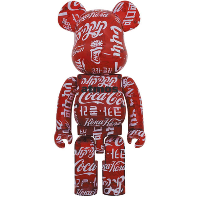その他 MEDICOM TOY - BE@RBRICK atmos Coca Cola CLEAR RED 1000