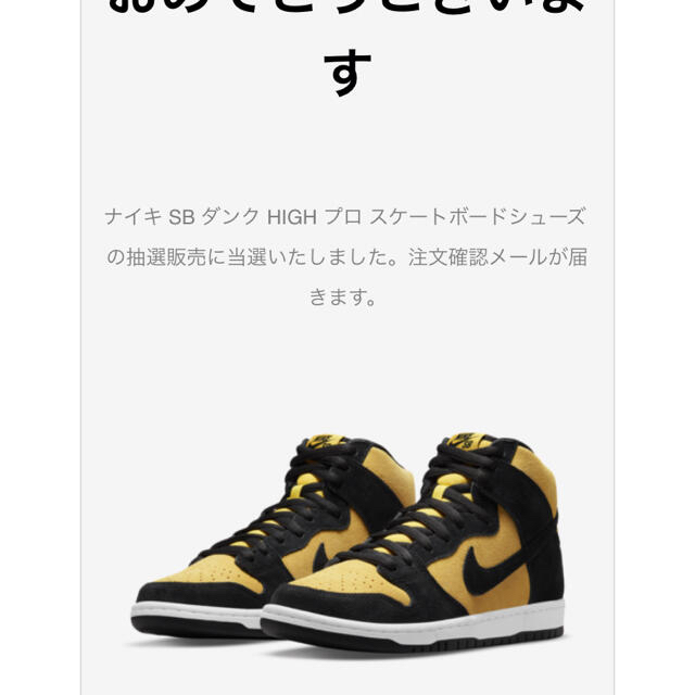 NIKE SB ダンク HIGH  リバース アイオワ MAIZE 27.5スニーカー