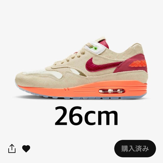 NIKE(ナイキ)のCLOT × NIKE AIR MAX 1 "KISS OF DEATH" メンズの靴/シューズ(スニーカー)の商品写真