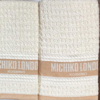 ミチコロンドン(MICHIKO LONDON)のフェイスタオル 2枚 日本製　泉州(タオル/バス用品)