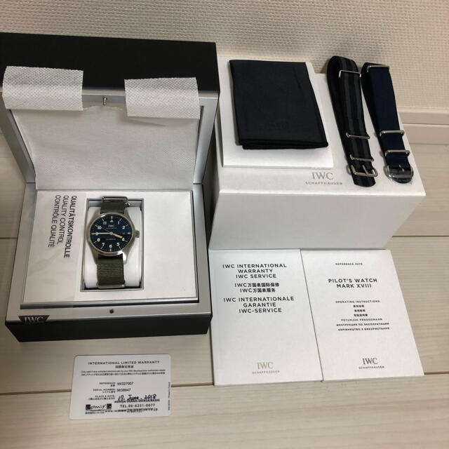 美品 IWC パイロット マーク18トリビュートトゥマーク11