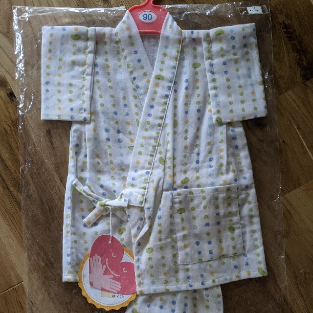 こども用甚平　90サイズ キッズ/ベビー/マタニティのキッズ服男の子用(90cm~)(甚平/浴衣)の商品写真