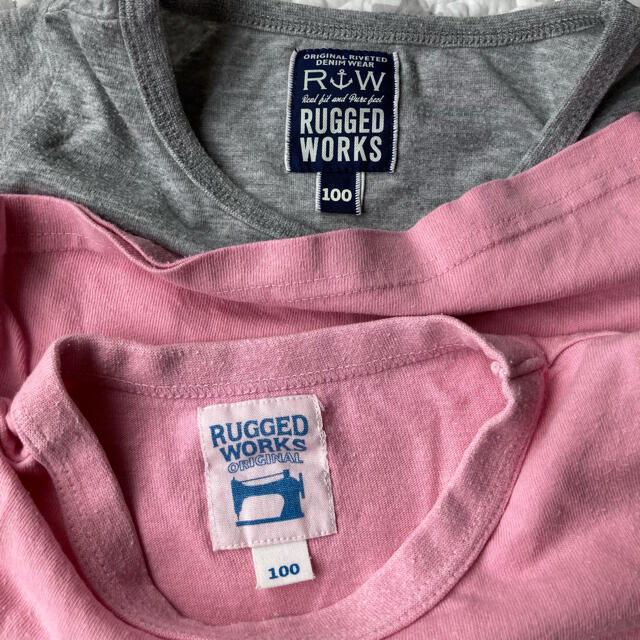 RUGGEDWORKS(ラゲッドワークス)の女の子まとめ売りRUGGED WIRKS 半袖Tシャツ　サイズ100  キッズ/ベビー/マタニティのキッズ服女の子用(90cm~)(Tシャツ/カットソー)の商品写真