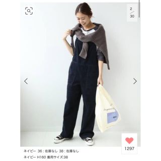 スピックアンドスパン(Spick & Span)のSpick &span♡コーデュロイオーバーオール(サロペット/オーバーオール)