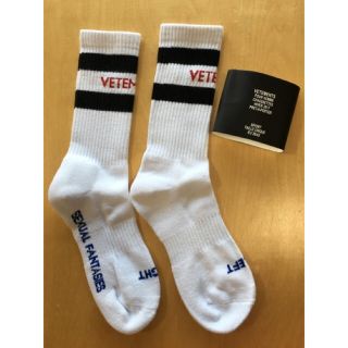 オフホワイト(OFF-WHITE)の①【新品未使用】vetements 靴下 ヴェトモン  複数割引有(ソックス)