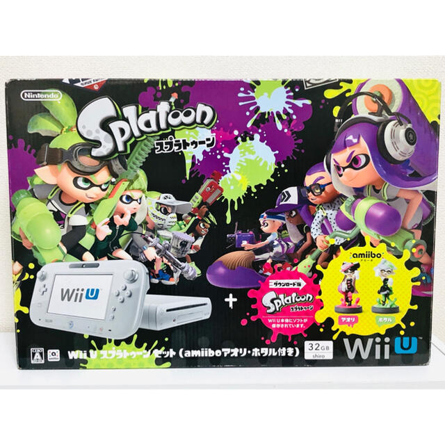 WiiU スプラトゥーンセット（amiiboアオリ・ホタル付き）