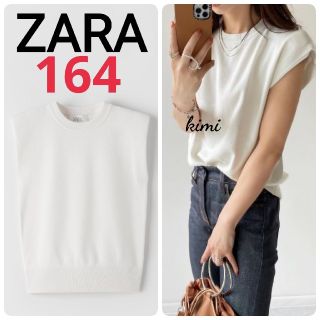 ザラ(ZARA)のZARA　(164)　肩パッドニットセーター(ニット/セーター)