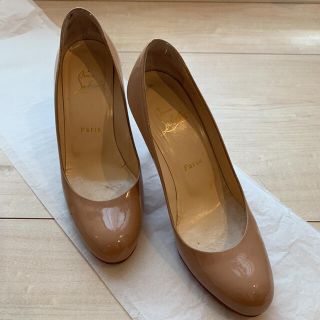 クリスチャンルブタン(Christian Louboutin)のルブタン  シンプルパンプス　85 ベージュ(ハイヒール/パンプス)