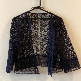 ザラ(ZARA)の【ZARA/ザラ】ネイビー★カーディガン★ほぼ新品(カーディガン)