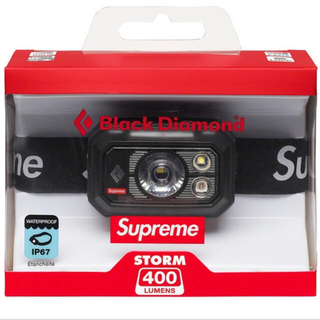 シュプリーム(Supreme)のsupreme Black Diamond Storm 400 Headlamp(ライト/ランタン)