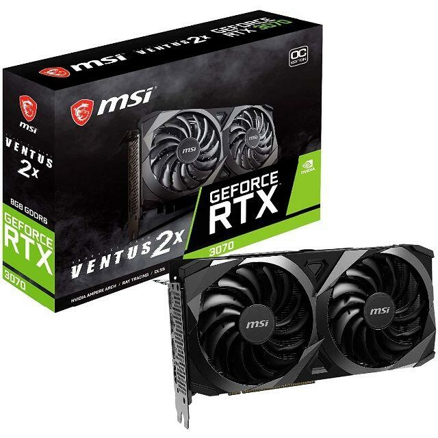 256-bitビデオメモリ新品送料込 MSI GeForce RTX 3070 VENTUS 2X OC