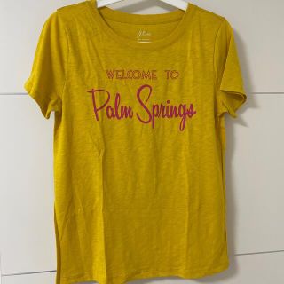 ジェイクルー(J.Crew)の新品　ニューヨーク購入　J crew マスタードカラー　tシャツ (Tシャツ(半袖/袖なし))