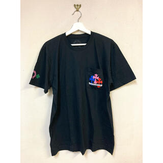 クロムハーツ(Chrome Hearts)の新品 CHROME HEARTS Tシャツ L マルチカラー 黒 (Tシャツ/カットソー(半袖/袖なし))