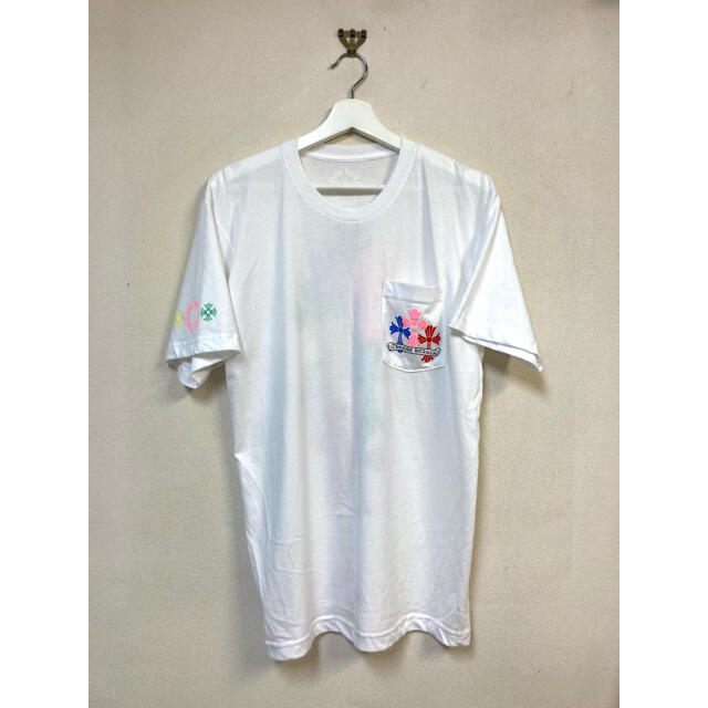 新品 CHROME HEARTS Tシャツ L マルチカラー 白