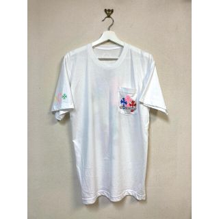 クロムハーツ(Chrome Hearts)の新品 CHROME HEARTS Tシャツ L マルチカラー 白(Tシャツ/カットソー(半袖/袖なし))