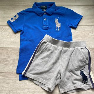 ポロラルフローレン(POLO RALPH LAUREN)のラルフローレン　キッズ　110 ポロシャツ　ハーフパンツ　セット(Tシャツ/カットソー)