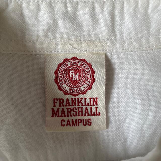 FRANKLIN&MARSHALL(フランクリンアンドマーシャル)のFranklin Marshall 白シャツ メンズのトップス(シャツ)の商品写真