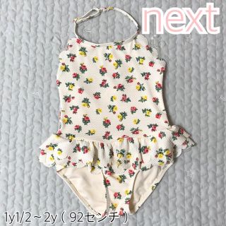 ネクスト(NEXT)の【未使用品】NEXT 花柄 ワンピース水着 女の子(水着)