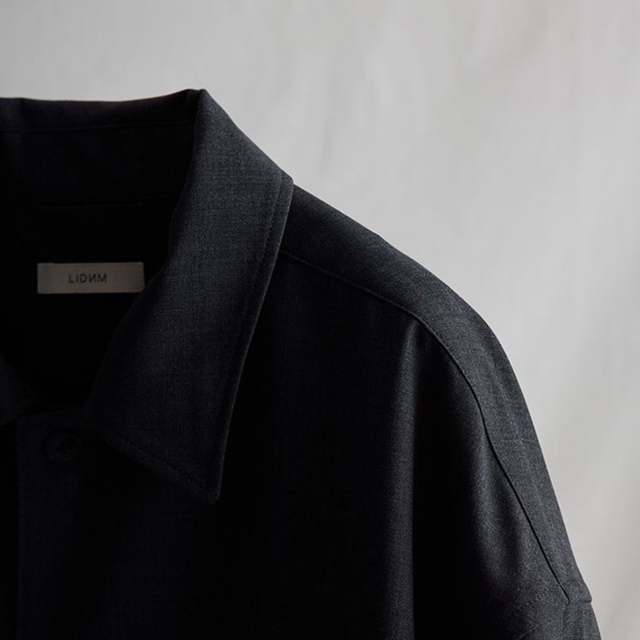 STUDIOUS(ステュディオス)のLIDNM MELANGE WOOL WIDE SHIRT メンズのトップス(シャツ)の商品写真