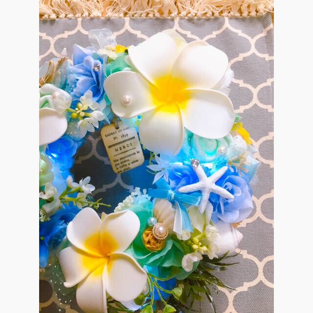 エメラルドグリーン フラワー 上品❁⃘*.゜大人可愛い-