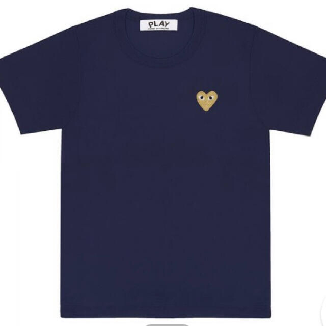 COMME des GARCONS(コムデギャルソン)のCOMME des GARCONS Play ゴールドハートTシャツ メンズのトップス(Tシャツ/カットソー(半袖/袖なし))の商品写真