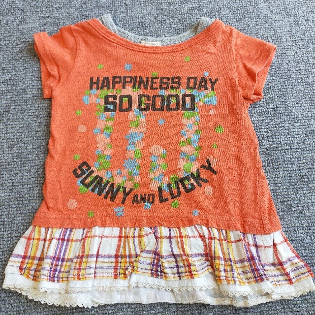 Donkey Jossy(ドンキージョシー)のDonkey Jossy ワンピース　90 　半袖 キッズ/ベビー/マタニティのキッズ服女の子用(90cm~)(ワンピース)の商品写真