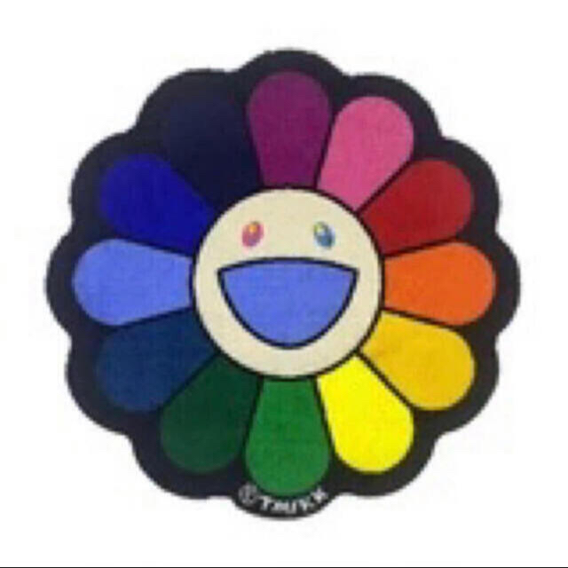 Flower Floor Mat Rainbow Zingaro 村上隆マット エンタメ/ホビーの美術品/アンティーク(その他)の商品写真