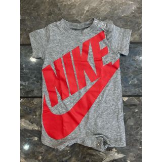 ナイキ(NIKE)のNIKE ロンパース カバーオール (GRY)(ロンパース)