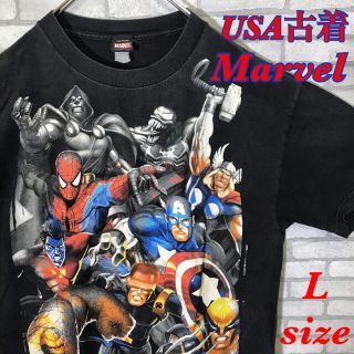 マーベル(MARVEL)のマーベル オフィシャルTシャツ L スパイダーマン Xman Marvel(Tシャツ/カットソー(半袖/袖なし))