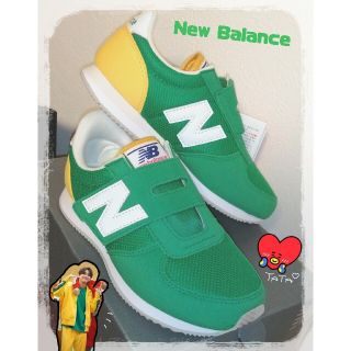 ニューバランス(New Balance)の【新品】New Balance 21cm グリーン(スニーカー)