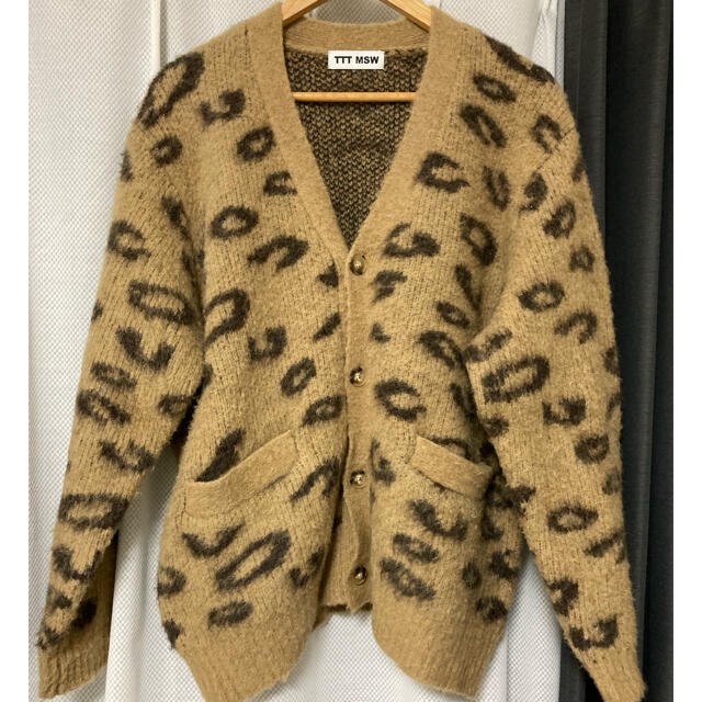 Maison Martin Margiela(マルタンマルジェラ)のTTT_MSW mohair cardigan leopard メンズのトップス(カーディガン)の商品写真