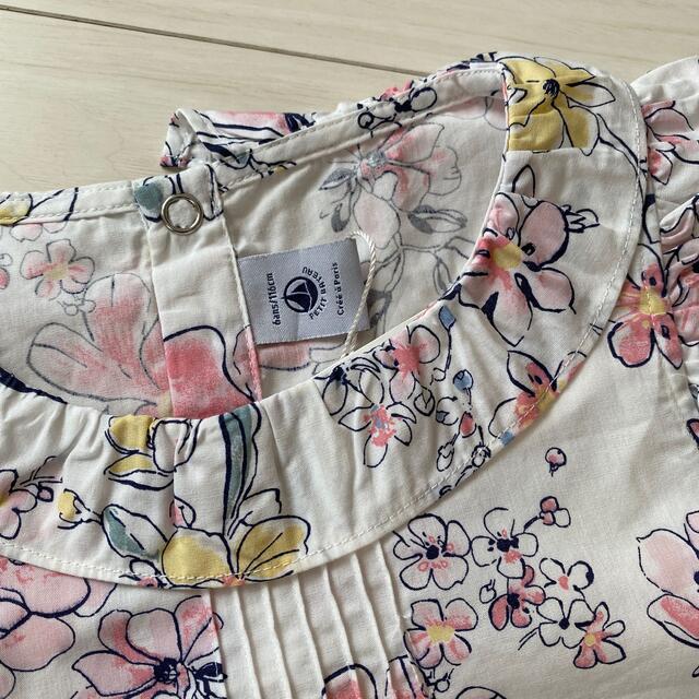 PETIT BATEAU - プチバトー⭐︎新作 プリント半袖ブラウス 8a 新品 花 ...