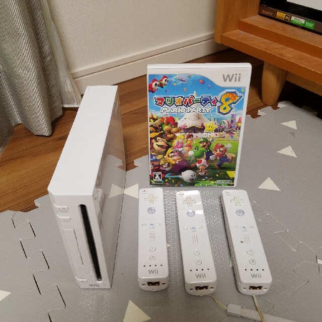 Nintendo Wii本体+マリオパーティーセット
