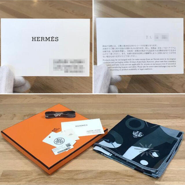 Hermes(エルメス)の新品同様 エルメス 入手困難 カレH65 ハローミスターファリエール メンズのファッション小物(バンダナ/スカーフ)の商品写真