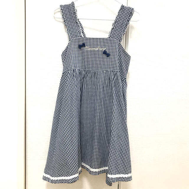 mezzo piano(メゾピアノ)の✨mezzo piano✨ギンガムチェック　ワンピース キッズ/ベビー/マタニティのキッズ服女の子用(90cm~)(ワンピース)の商品写真